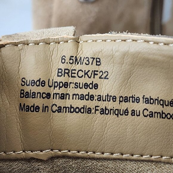 Karl Lagerfeld Breck Bejeweled Brown Suede Boots, Womens 6.5 - Picture 12 of 16